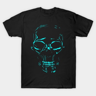 skull - biker head T-Shirt